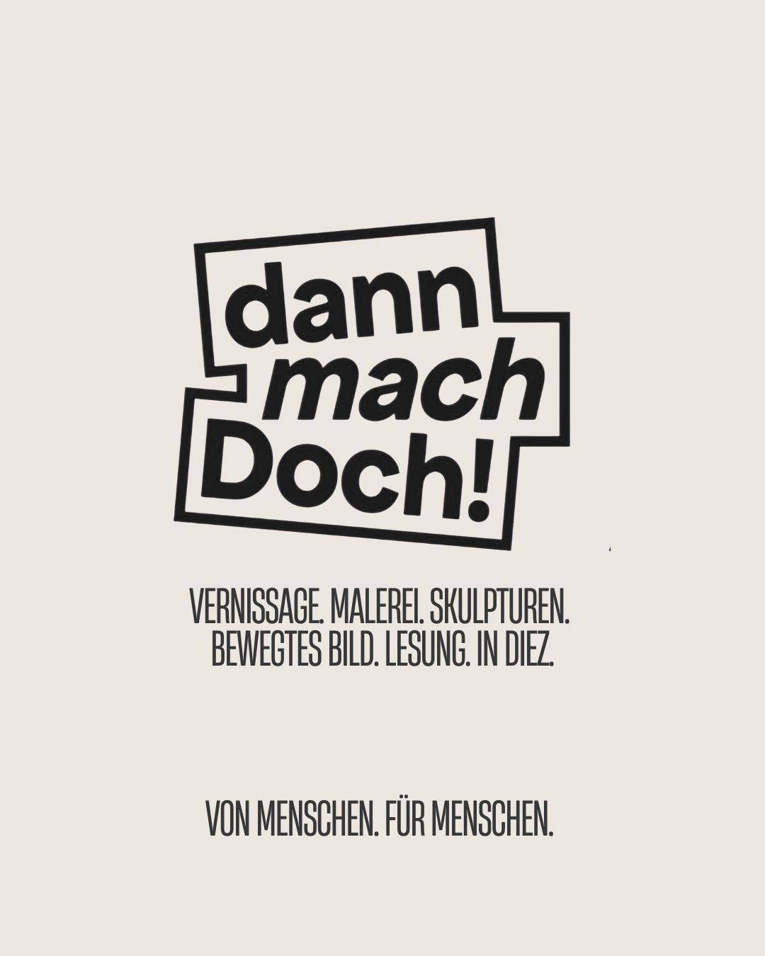 Beitragsbild für “Einladung von „Dann mach doch“”