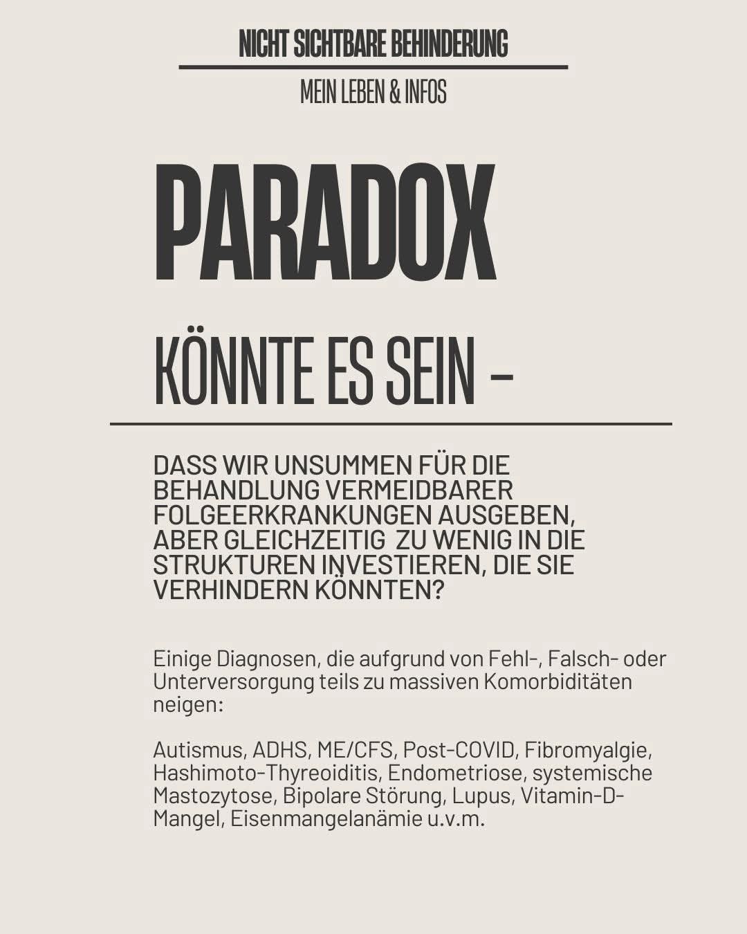 Beitragsbild für “Systembedingte Komorbiditäten: Ein unterschätztes Problem unseres Gesundheitswesens?”